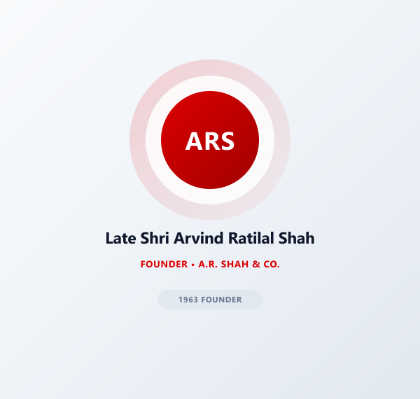 Late Shri Arvind Ratilal Shah - Photo Placeholder